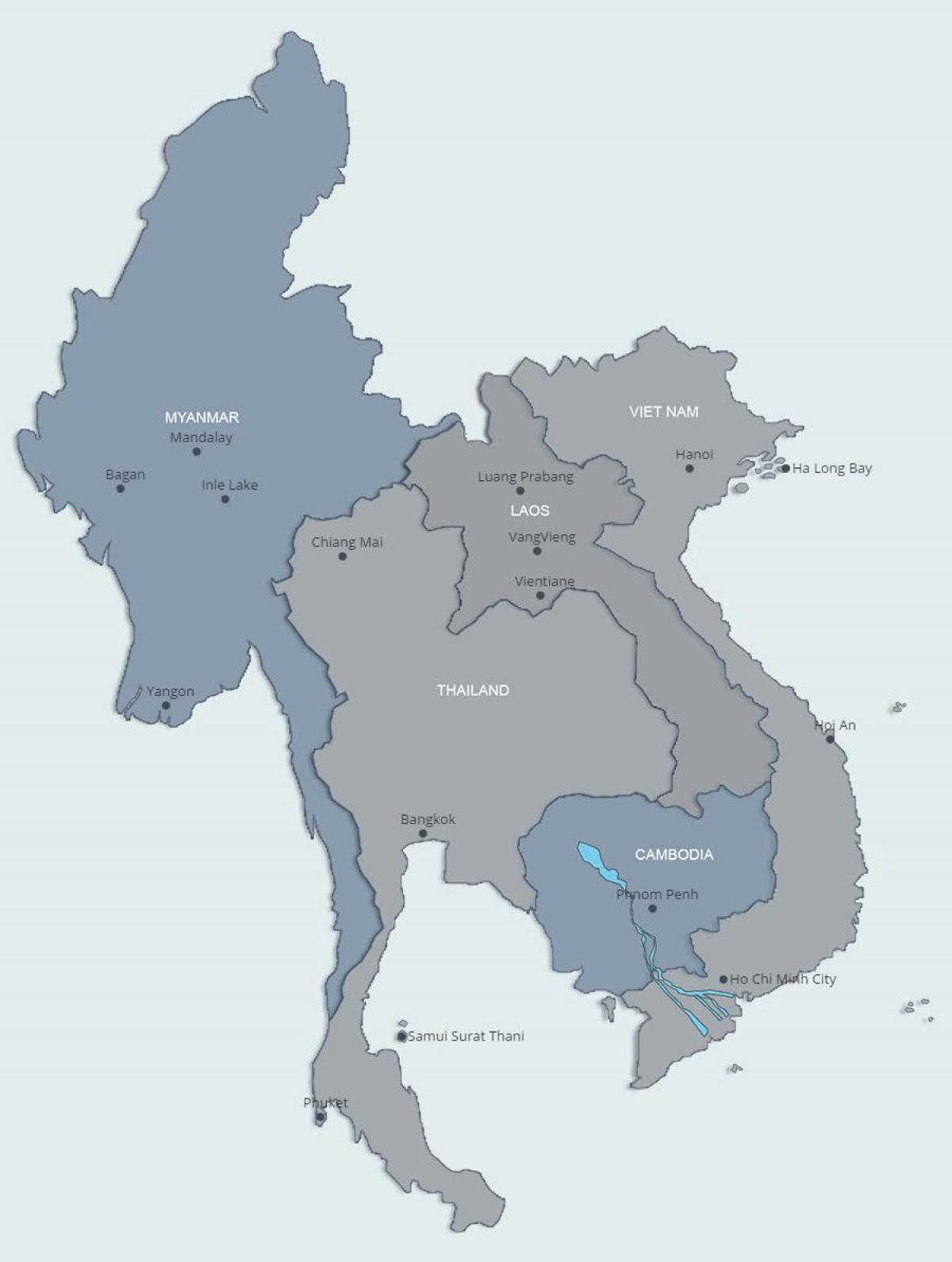 Harta e veriut të laos