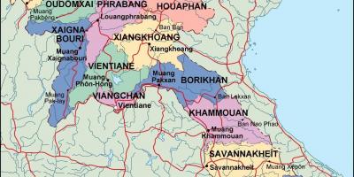 Laos hartë politike