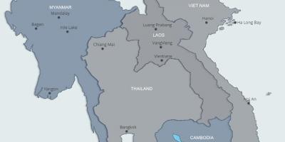 Harta e veriut të laos