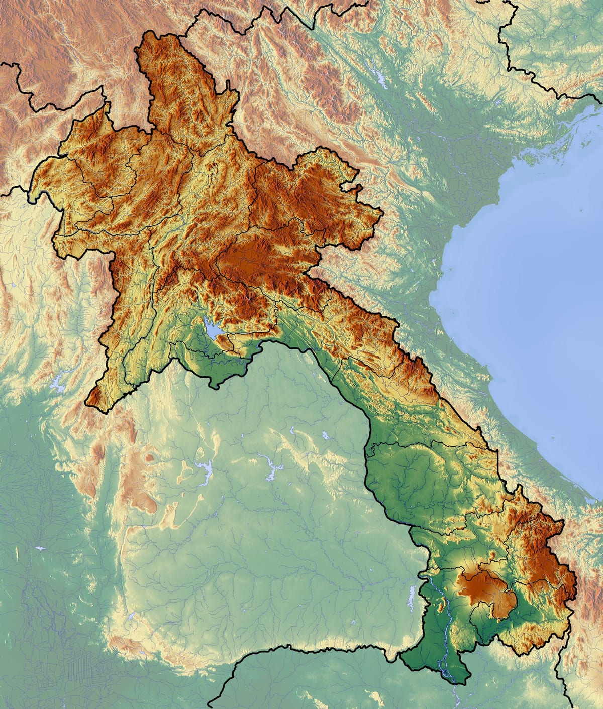 Harta e znj topografike